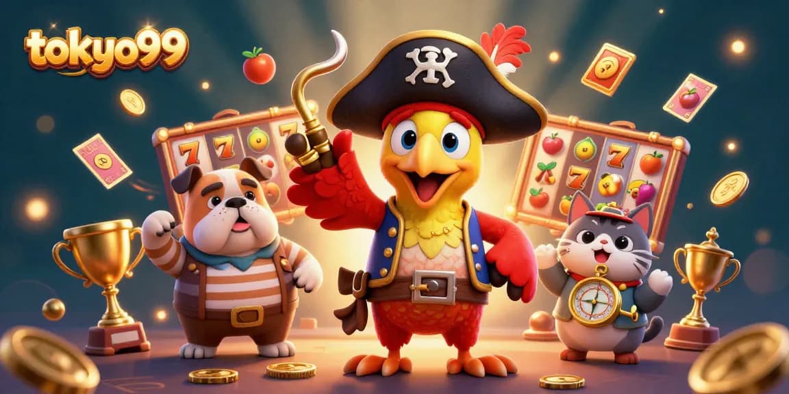 Menangkan jackpot bermain di tokyo99 dengan slot yang penuh warna dan karakter kartun.