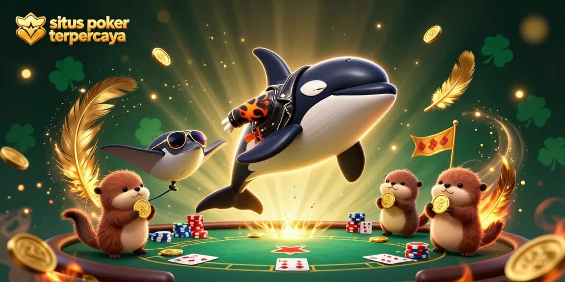 Experience fast withdrawals and exciting gameplay at situs poker terpercaya with thrilling elements in this vibrant scene.