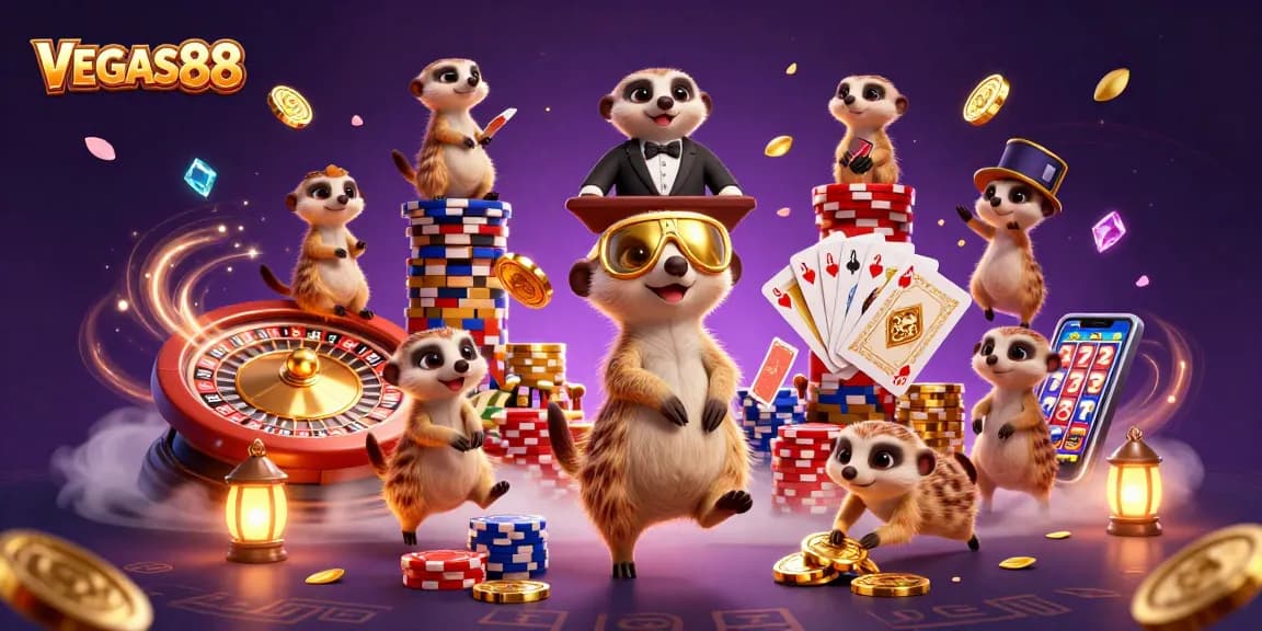 Engage with VEGAS88 through thrilling slot spins, vibrant chips, and dynamic gameplay in an energetic casino scene.