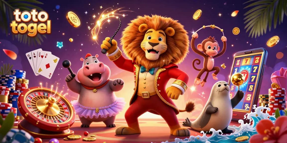 Engage players with exciting toto togel moments featuring colorful, animated casino characters.