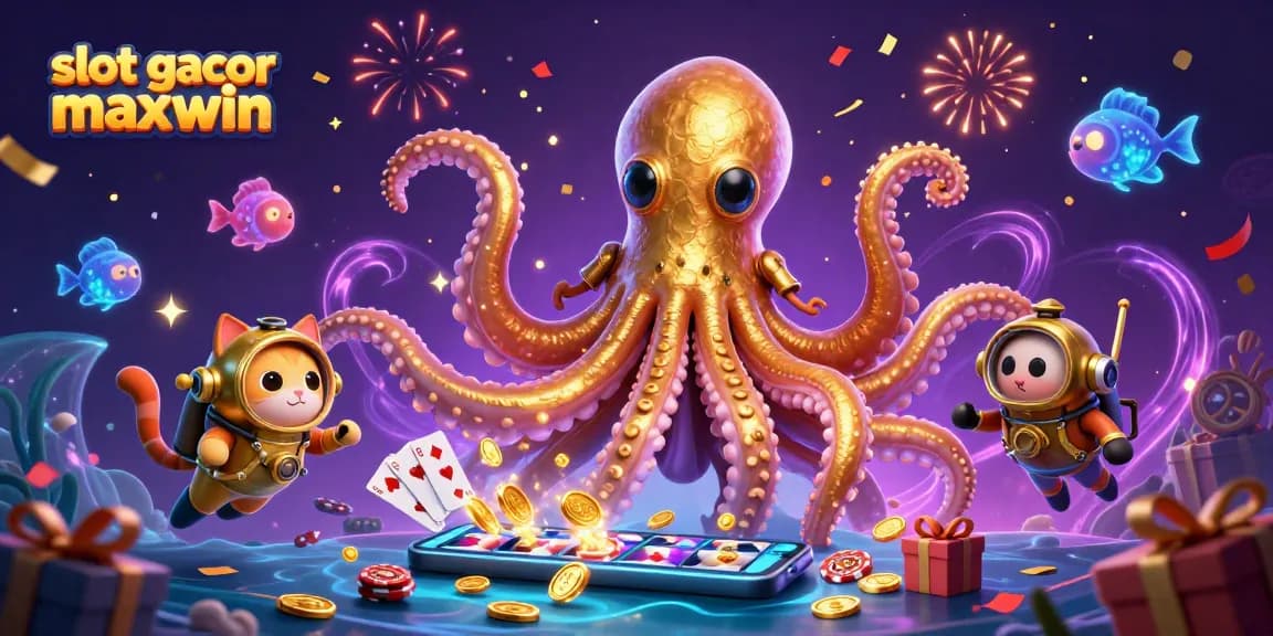 Memenangkan banyak di slot gacor maxwin dengan kraken dan ikan laut bercahaya mengelilingi permainan slot!