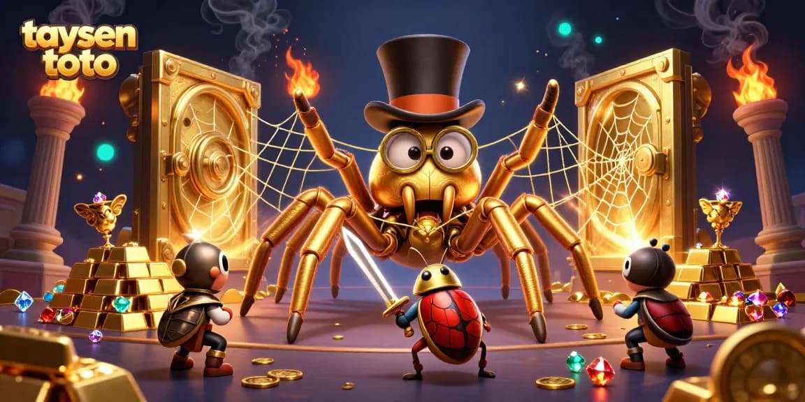 Menangkan hadiah besar di taysen toto dengan gambar ilustrasi kasino fantasi yang kaya dan penuh warna