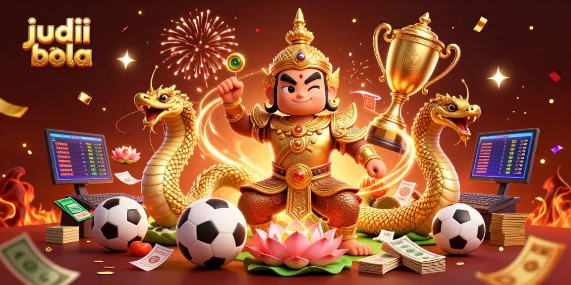 Place bets on judi bola with dynamic sports elements and festive effects.