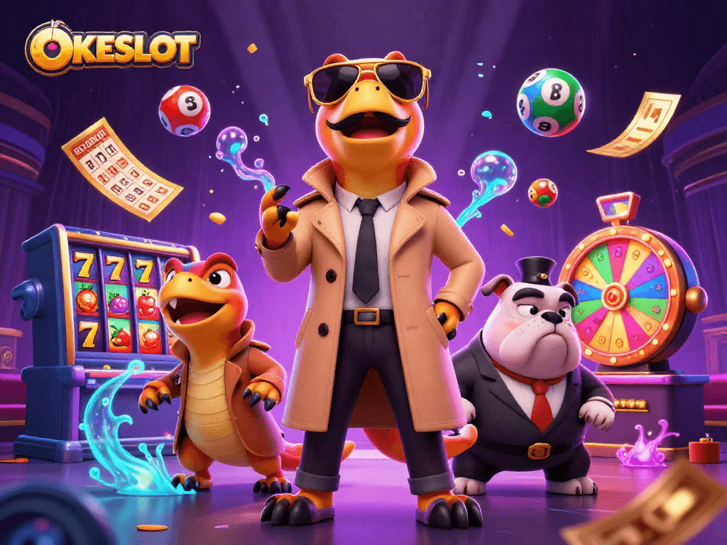 Menangkan jackpot dengan OKESLOT, sambil menikmati suasana kasino yang penuh warna dan keseruan.