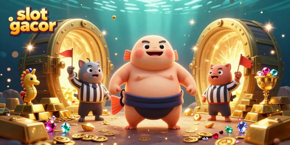 Momen seru dari slot gacor dengan ikan fugu dan juri ikan catfish di bawah laut, memikat pemain!