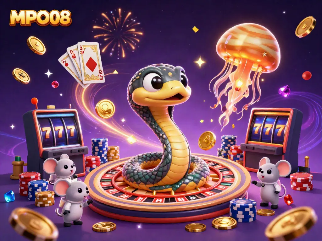 MPO08 showcases a cosmic casino adventure with unique betting elements and engaging characters.