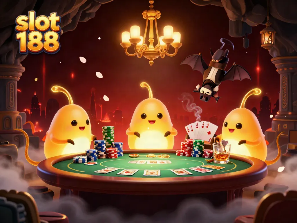 Menangkan jackpot di slot 188 dengan suasana kasino yang cerah dan menarik
