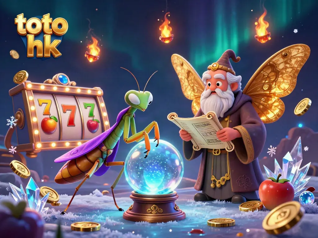 Menang di toto hk dengan simbol slot dalam ilustrasi 3D yang memukau.