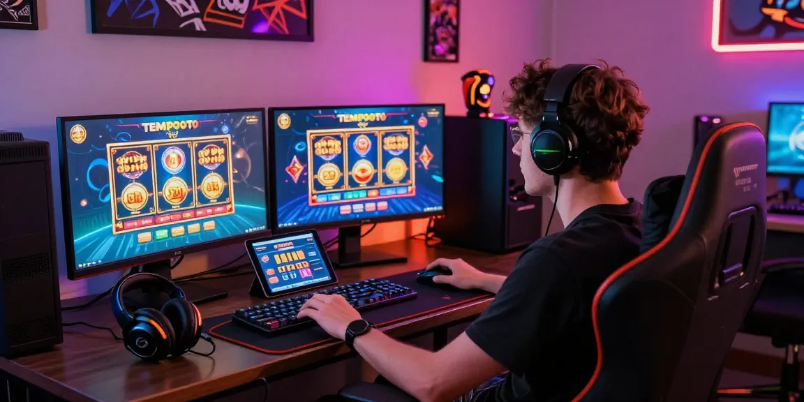 Dynamic online gaming experience on tempototo platform with colorful graphics and lively atmosphere.