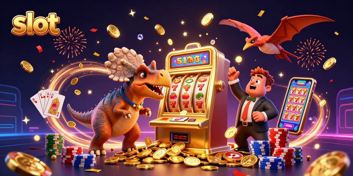 Menangkan slot dengan kepala pachycephalosaurus yang memukul mesin slot emas