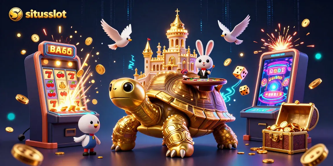 Experience the excitement of situsslot with a dynamic casino scene bursting with winning elements.