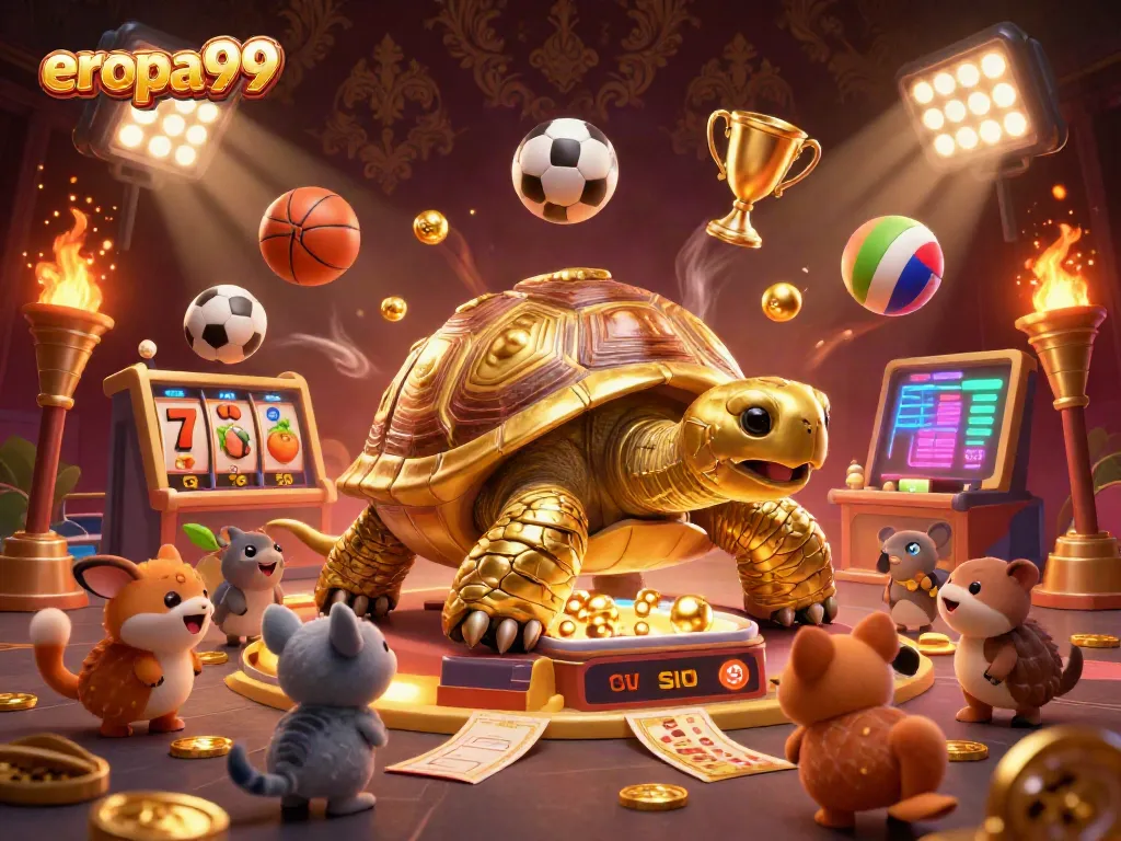 Menangkan permainan menarik di Eropa99 dengan slot gacor dan tortoise pinball emas yang penuh kegembiraan.
