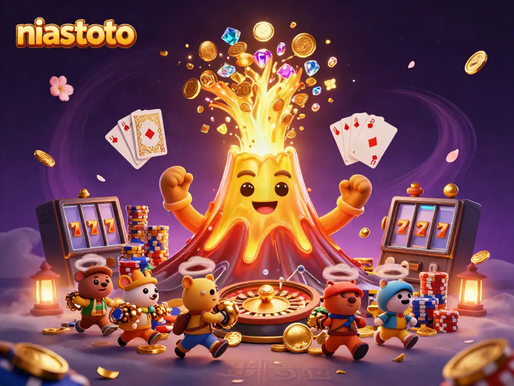Experience thrilling wins at niastoto with a vibrant eruption of coins and gaming excitement.