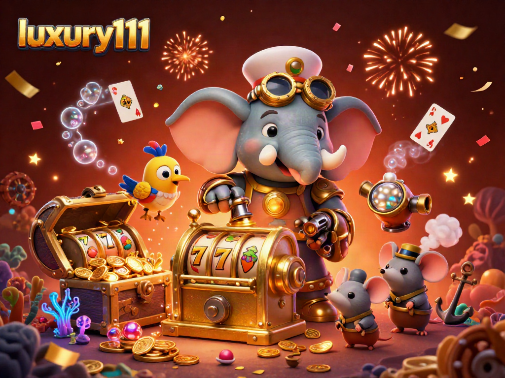 Experience thrilling wins at luxury111 with steampunk slots and underwater treasure!