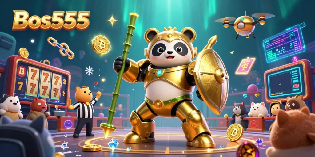 Mainkan slot online di Bos555 dengan desain yang menarik dan beragam simbol keberuntungan.